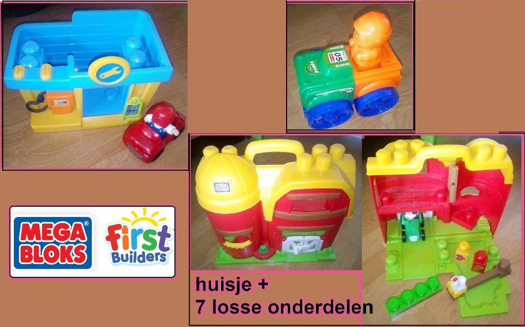 Megabloks first. Diverse onderdelen, Kinderen en Baby's, Speelgoed | Bouwstenen, Zo goed als nieuw, Megabloks, Ophalen of Verzenden