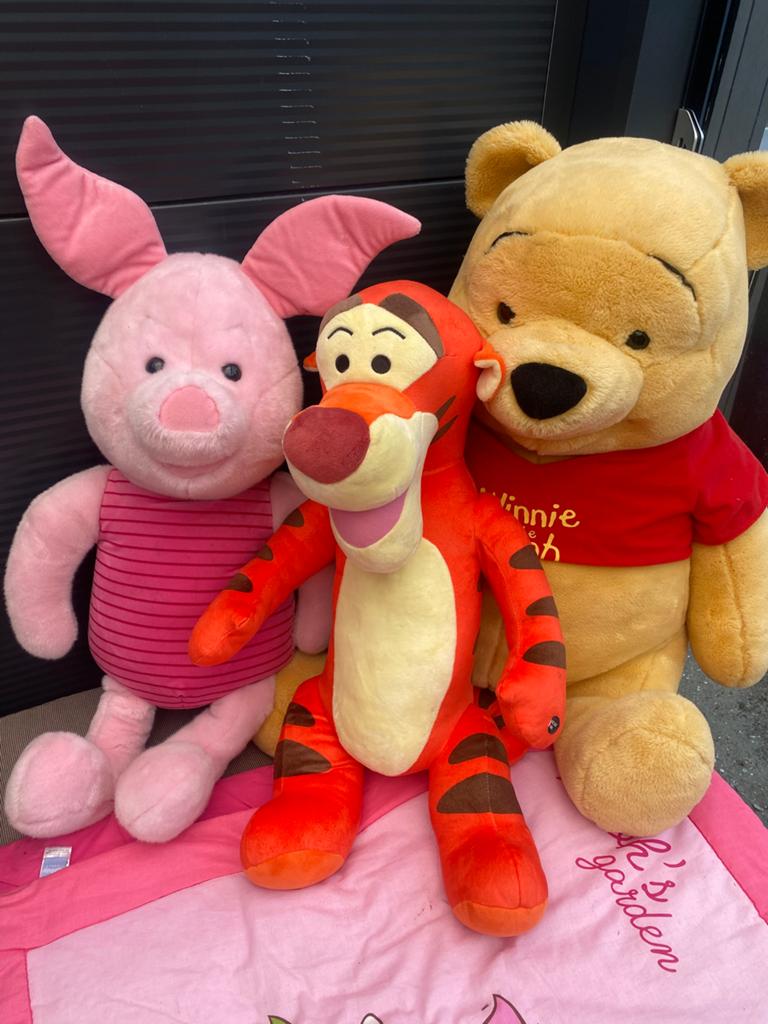Winnie de poeh  tijgertje en knorretje knuffel, Kinderen en Baby's, Speelgoed | Knuffels en Pluche, Gebruikt, Overige karakters