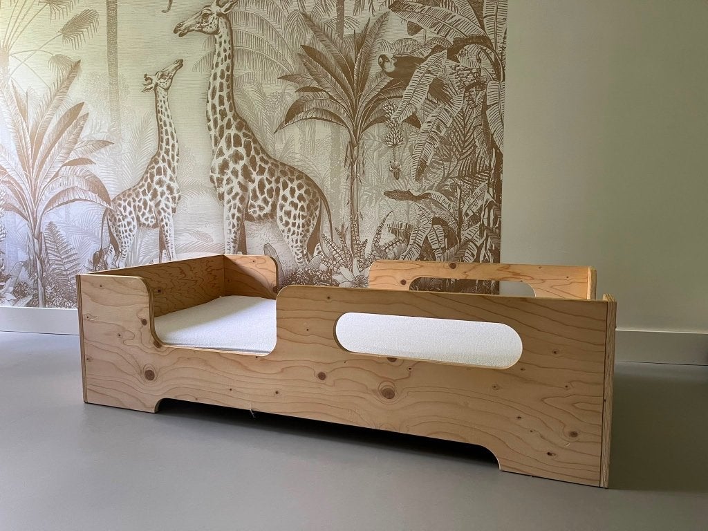 Petit amelie peuterbed vloerbed grondbed montessori, Ophalen, Gebruikt, Eenpersoons, 190 cm of minder