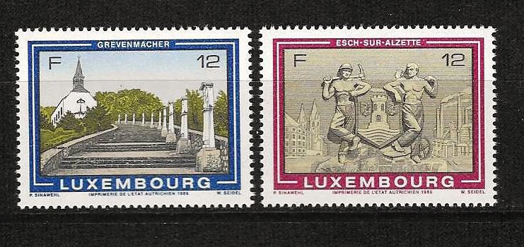 Luxemburg 1160-1161postfris, Ophalen of Verzenden, Luxemburg, Postfris