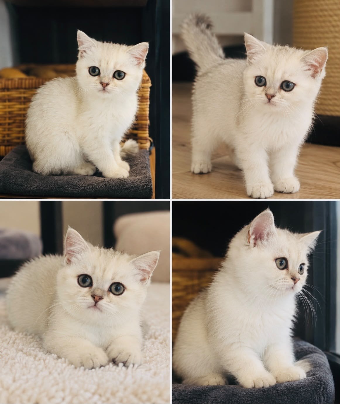 Britse korthaar kitten LAATSTE, Dieren en Toebehoren, Meerdere dieren, Ontwormd, 0 tot 2 jaar
