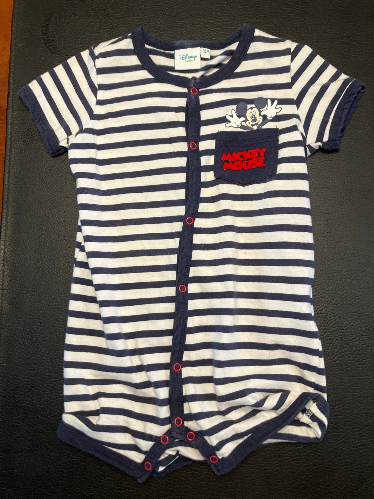Disney Mickey Mouse Luierpakje 36M 100% Katoen, Ophalen of Verzenden, Gebruikt, Jongetje of Meisje