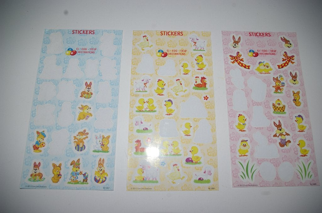 Paas stickers. afwrijfplaatjes en hangers kaarten, knutselpa, Verzamelen, Overige Verzamelen, Ophalen of Verzenden, Nieuw