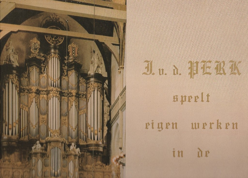 vd Perk Lutherse DEN HAAG/BatzOrgel- LPvinyl GEWIJDE MUZIEK, Ophalen, Gebruikt, Overige formaten, Overige typen