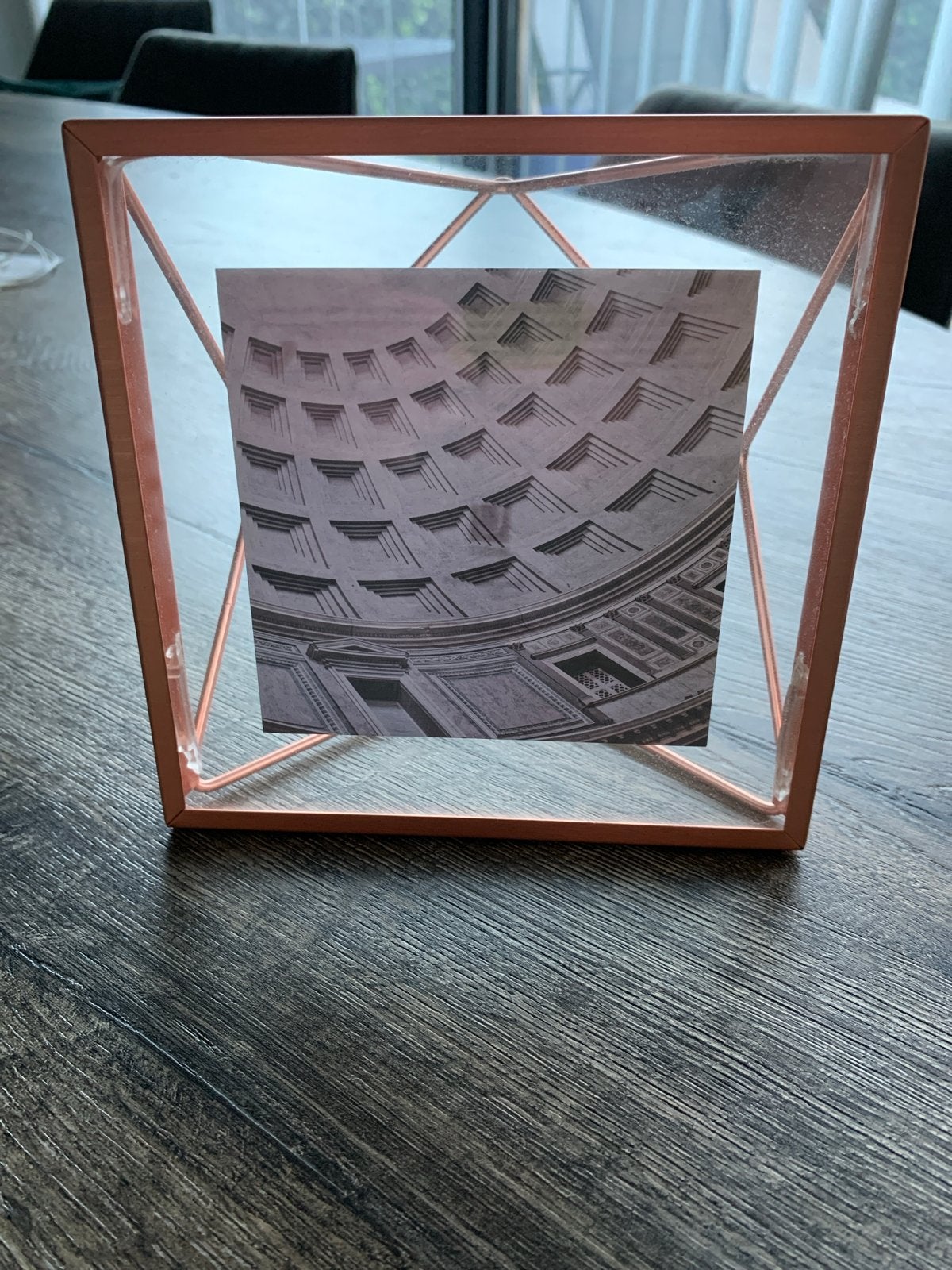 Koperkleurige fotolijst van Umbra, Ophalen of Verzenden, Zo goed als nieuw, Fotolijst, Met glas
