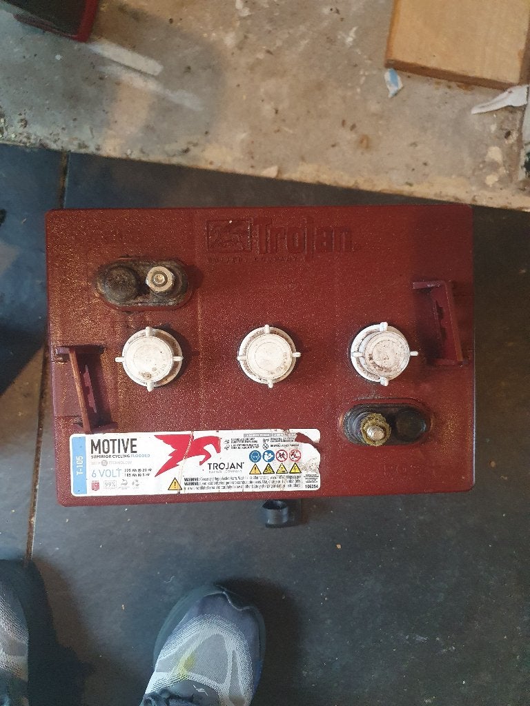 Trojan 6v accu 2x, Nieuw