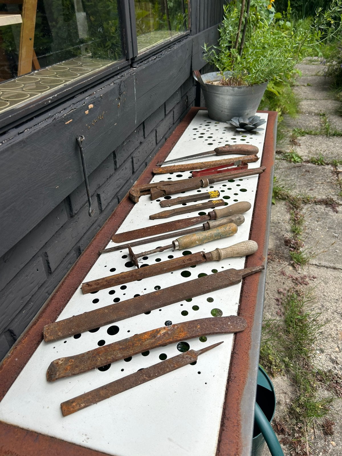 Set Antiek gereedschap, Ophalen of Verzenden