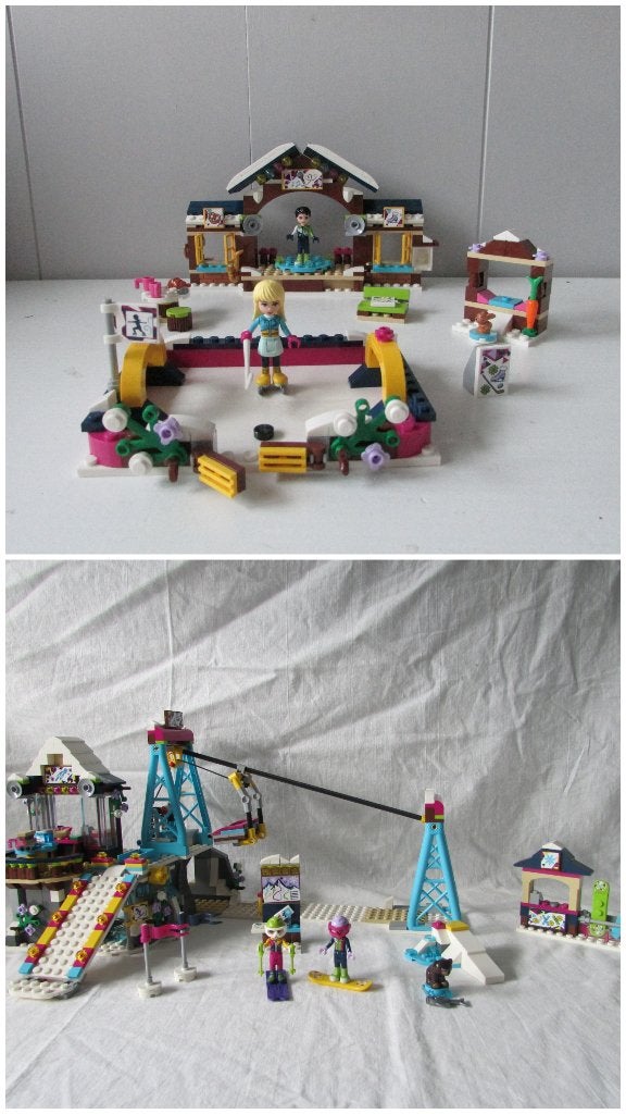Grote Lego Friends wintersport bundel – 41324, 41322, Kinderen en Baby's, Gebruikt, Compleet, Verzenden, Lego