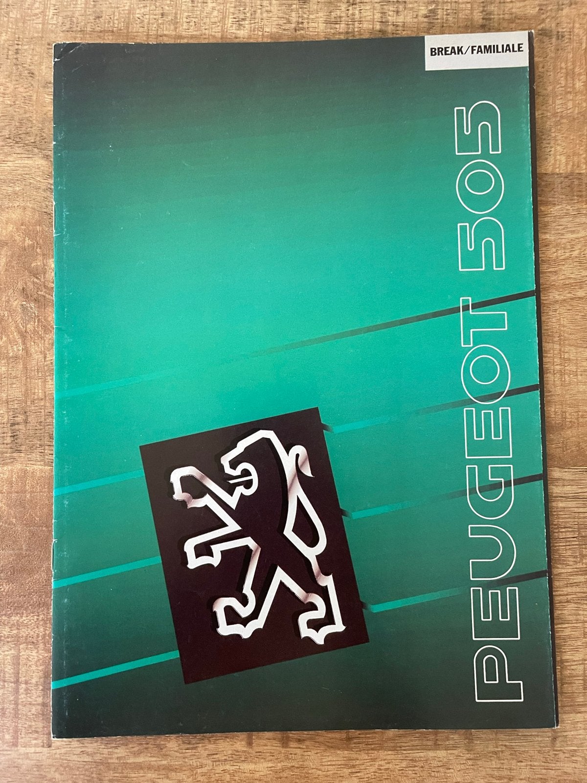 Peugeot 505 Break/Familiale Brochure 1990, Ophalen of Verzenden, Zo goed als nieuw, Peugeot