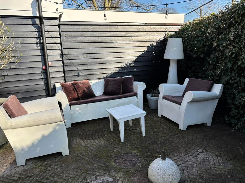 Kartell Bubble club loungeset., Ophalen, Gebruikt, Bank