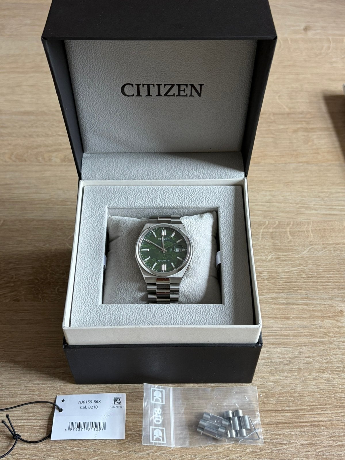 Citizen Tsuyosa NJ0159-86X Automatisch Horloge 40mm, Staal, Staal, Ophalen of Verzenden, Zo goed als nieuw