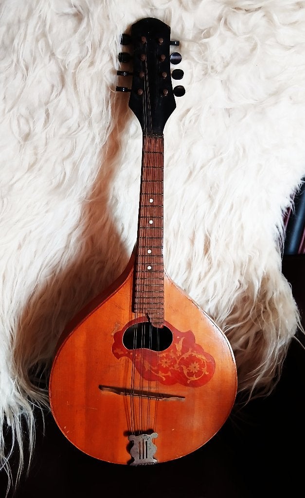 Vintage russische mandoline uit rusland, Ophalen of Verzenden