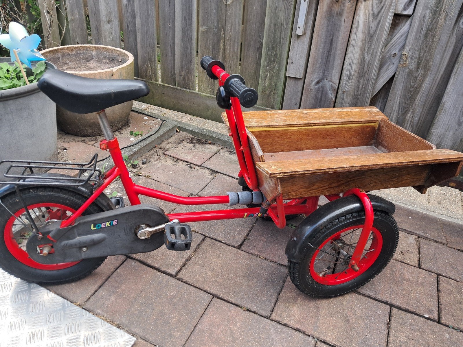 Kinderbakfiets 12 inch, Ophalen, Gebruikt
