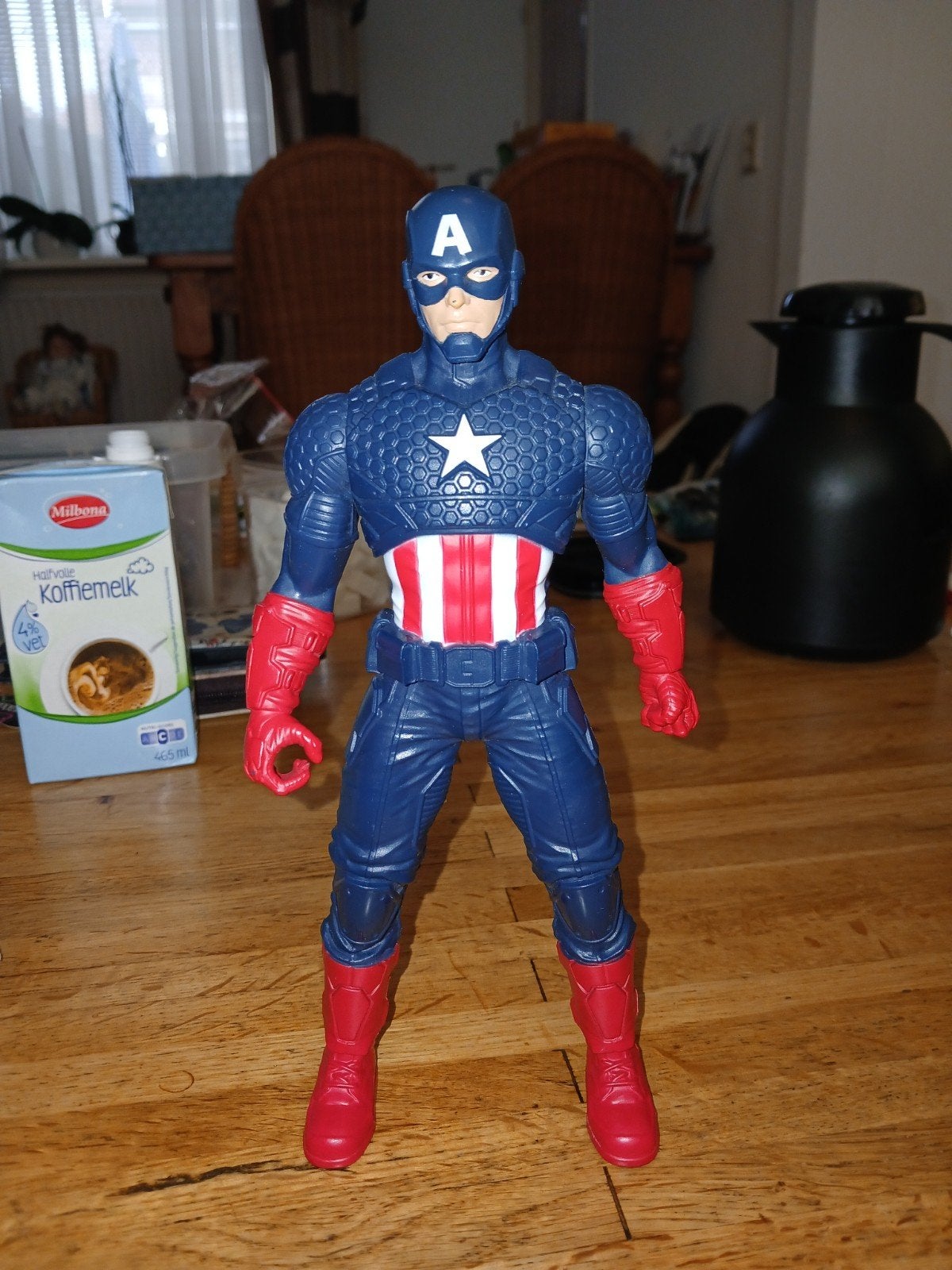 Captain America Actiefiguur - Zo goed als nieuw, Ophalen of Verzenden, Zo goed als nieuw