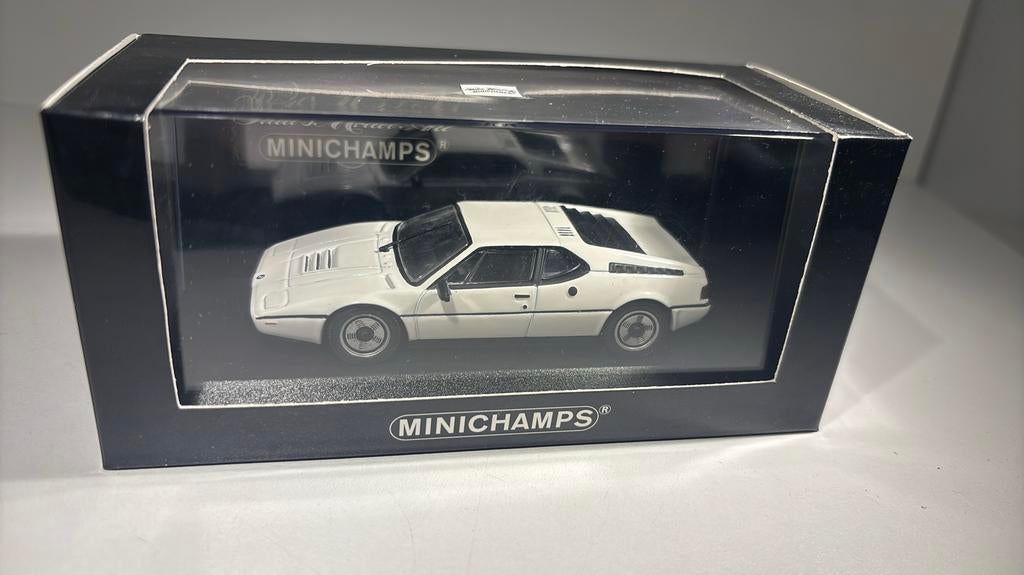 Bmw m1 white minichamps 1.43, Hobby en Vrije tijd, Modelauto's | 1:43, Auto, Ophalen of Verzenden, MiniChamps, A