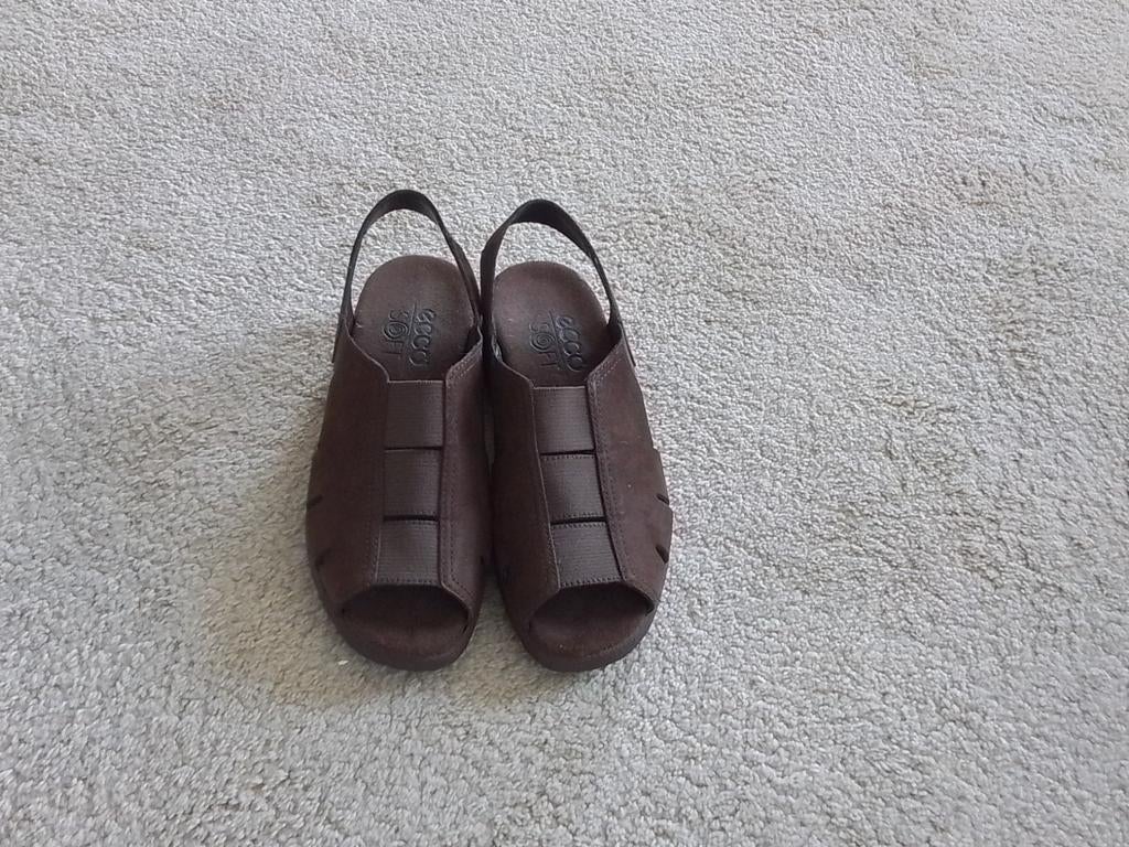 Ecco dames sandalen maat 36, Ophalen, Zo goed als nieuw, Sandalen of Muiltjes