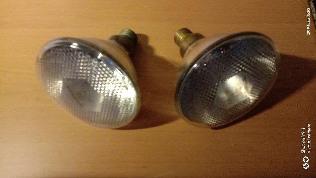 2x ormalights 100w, Ophalen of Verzenden, Zo goed als nieuw, E27 (groot), Led-lamp