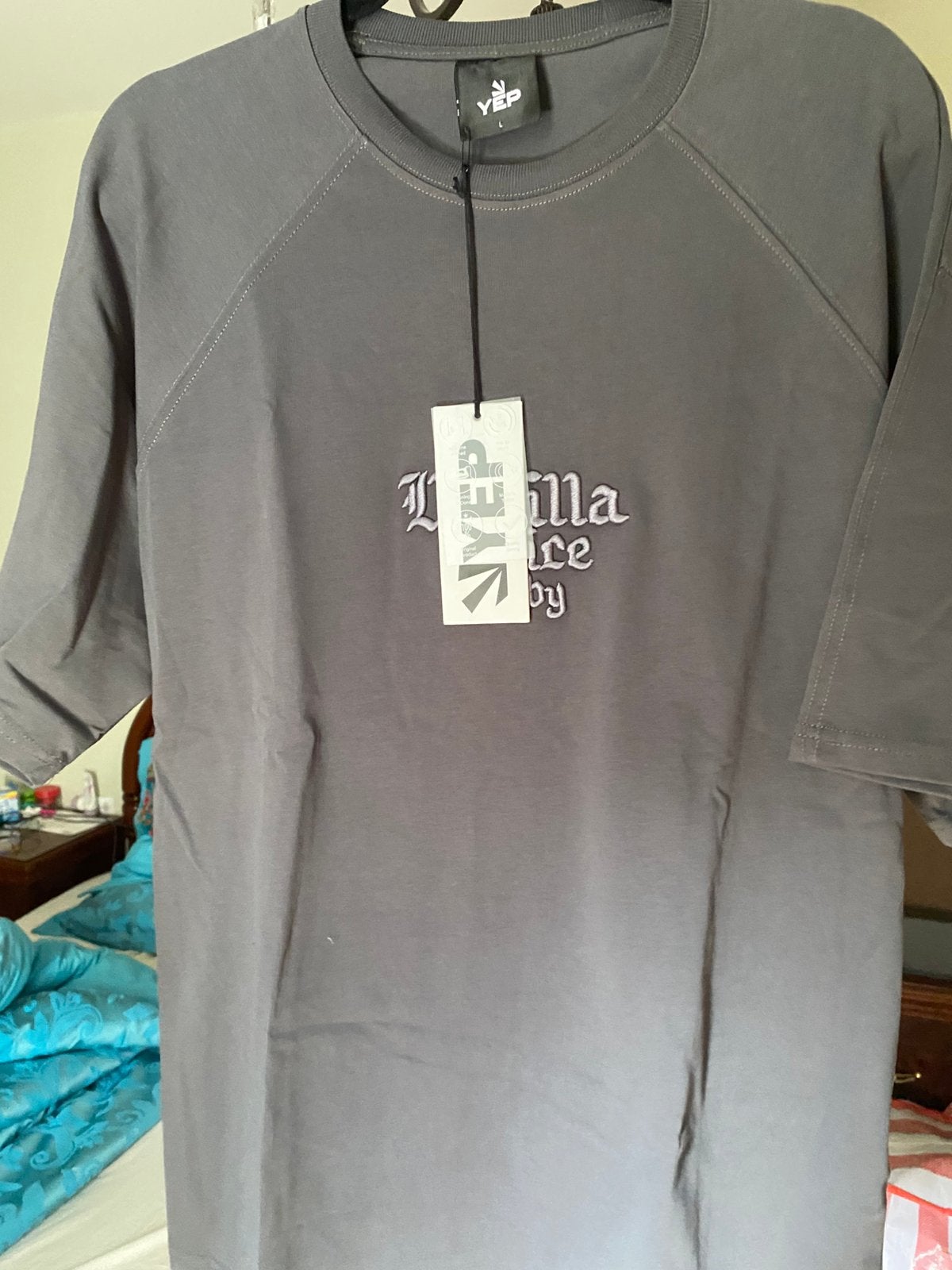 Foto 14 van T-shirt heren met patroon, oversize (1 stuk)