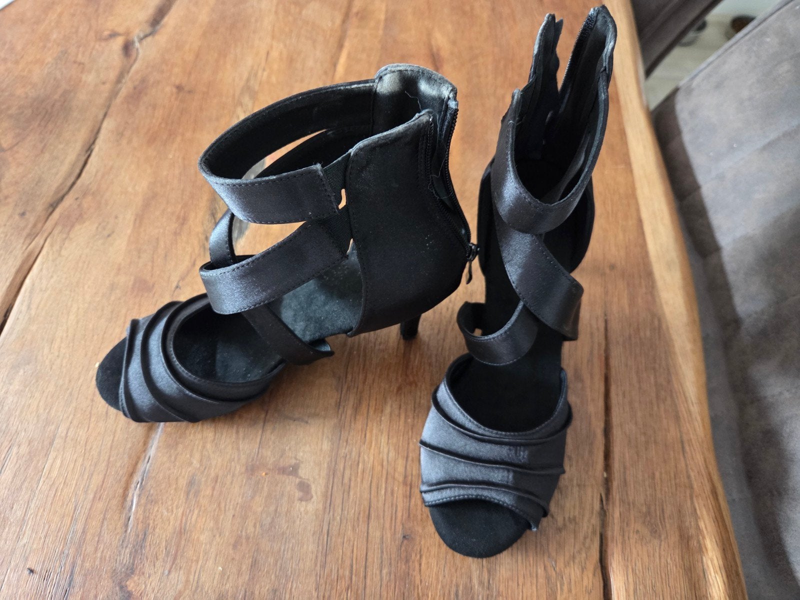 Nieuwe zwarte dansschoenen - Salsa, Kizomba, Bachata, Ophalen of Verzenden, Nieuw, Zwart, Dansschoenen