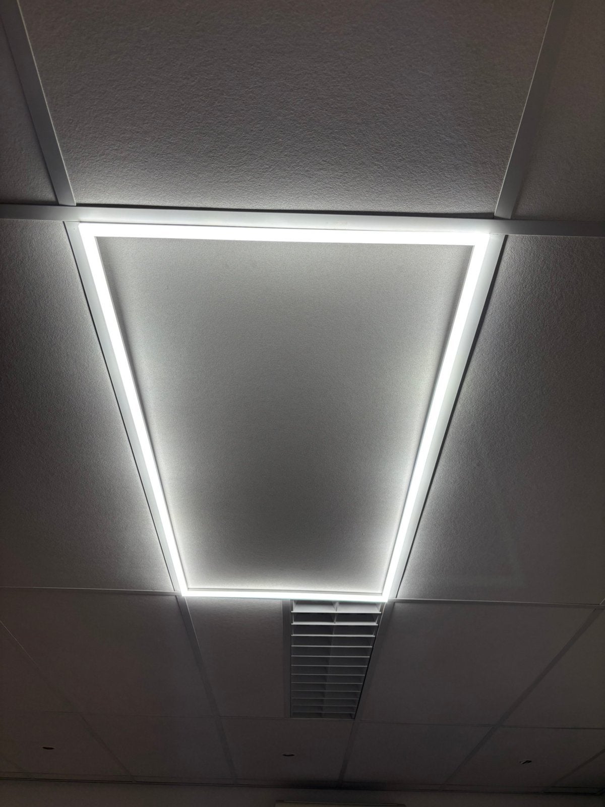 LED frame paneel 120x60 (60x120) verlichting, Ophalen, Kunststof, Overige stijlen, Inclusief lichtbron
