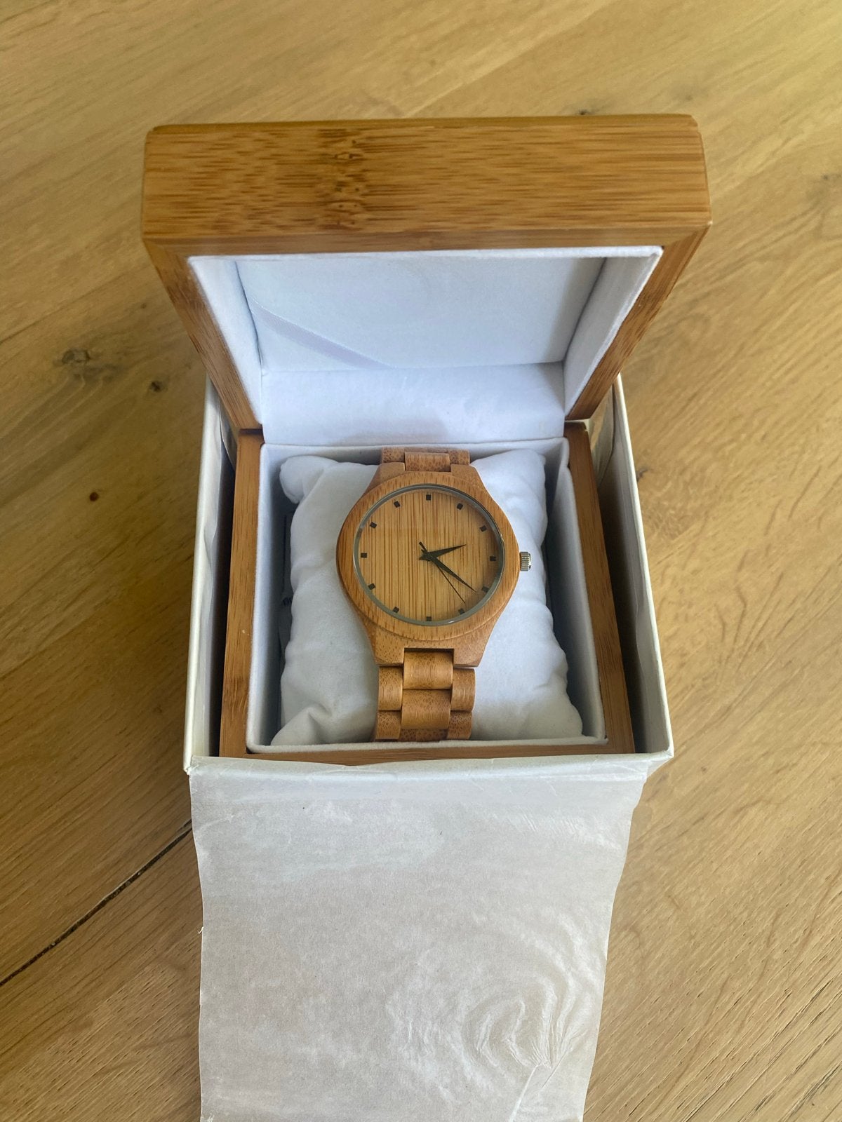 Splinternieuw lichtgewicht houten horloge voor man of vrouw, Sieraden, Tassen en Uiterlijk, Horloges | Heren, Overige merken, Overige materialen