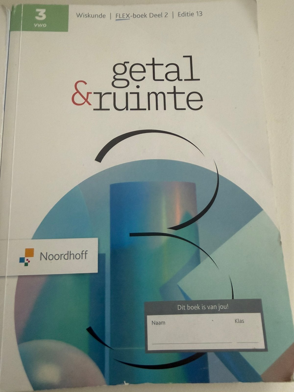 Getal en ruimte leerjaar3  vwo deel 2, Boeken, Ophalen of Verzenden, Zo goed als nieuw, VWO