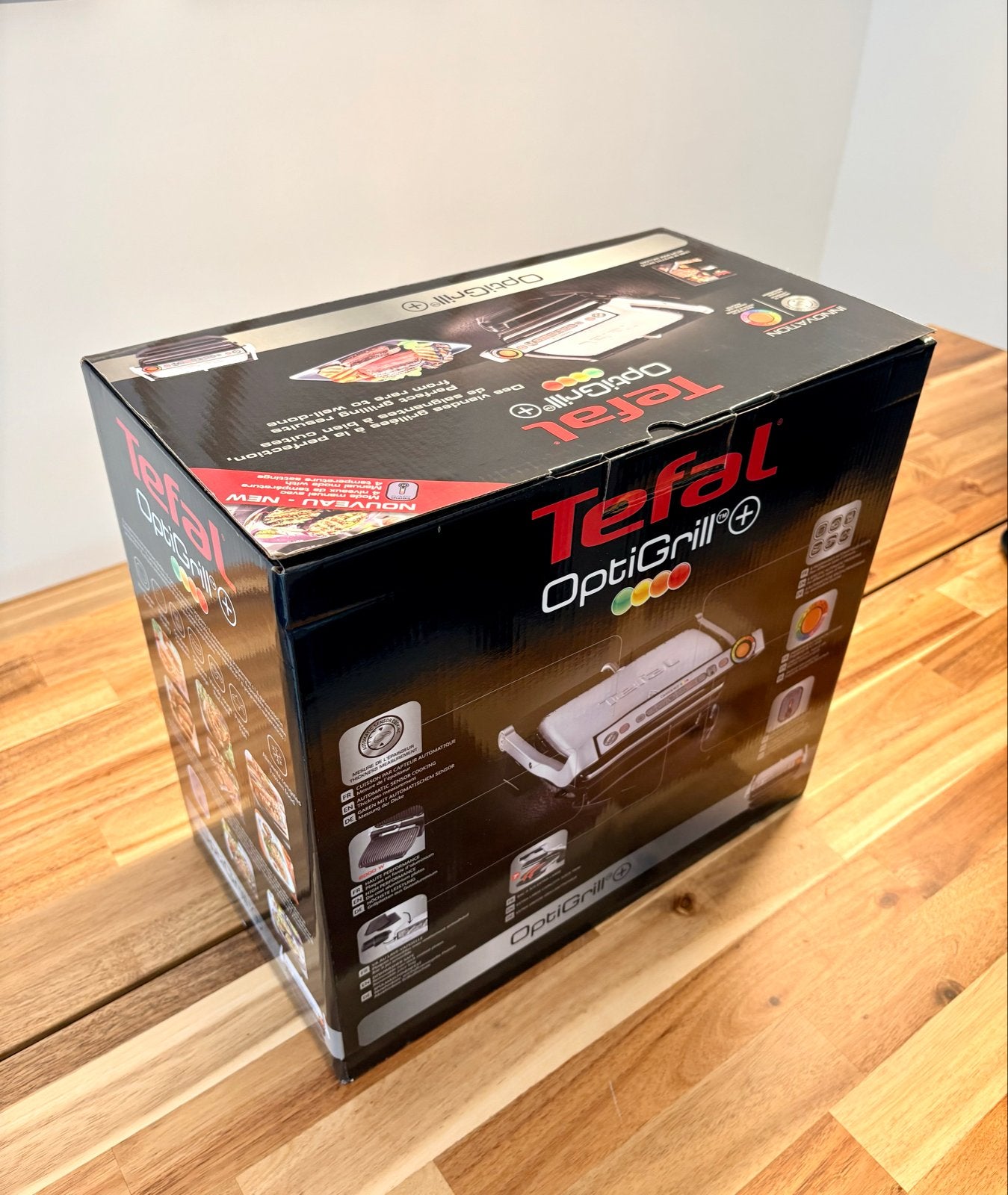 Tefal OptiGrill+ GC712D | Nieuw, Ongeopend & Garantie, Witgoed en Apparatuur, Ophalen of Verzenden, Nieuw, Tafelgrill