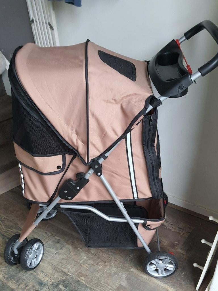Honden buggy zgan, Dieren en Toebehoren, Honden-accessoires, Ophalen, Zo goed als nieuw