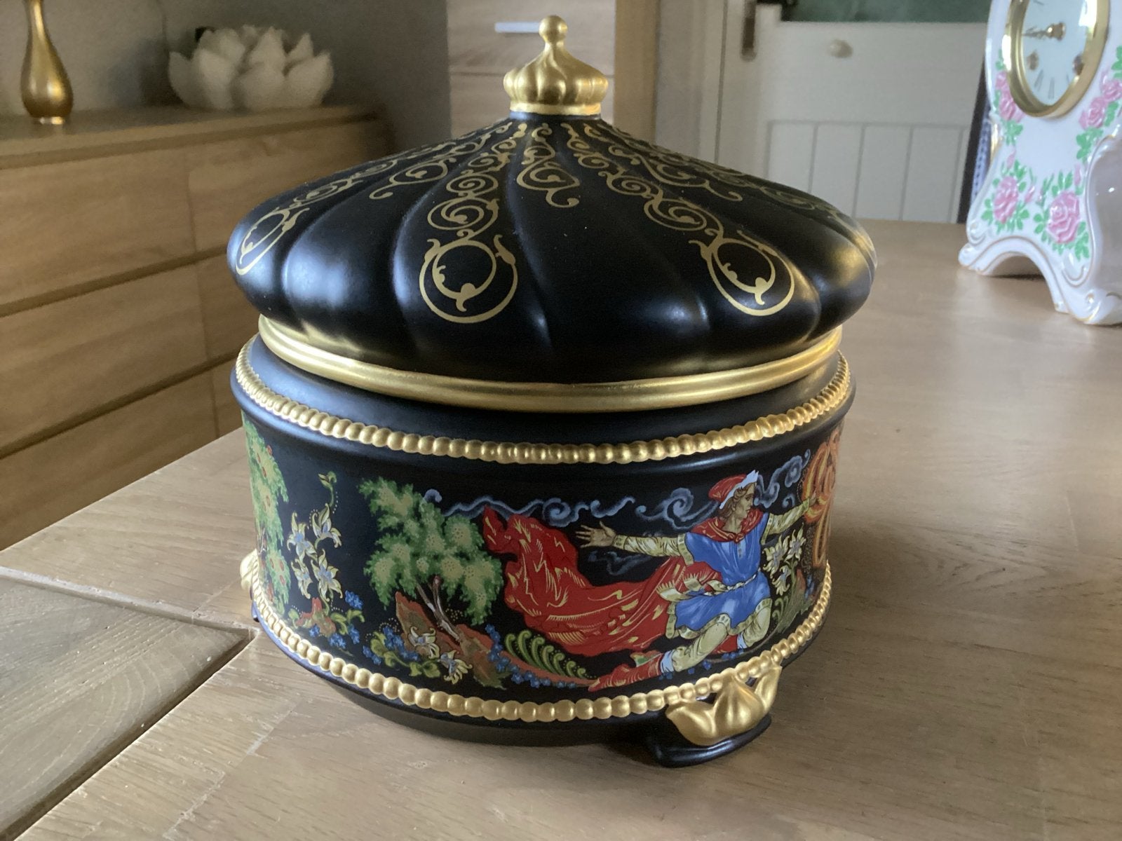 Franklin Mint The Firebird Music Box - Muziekdoos, Antiek en Kunst, Ophalen of Verzenden