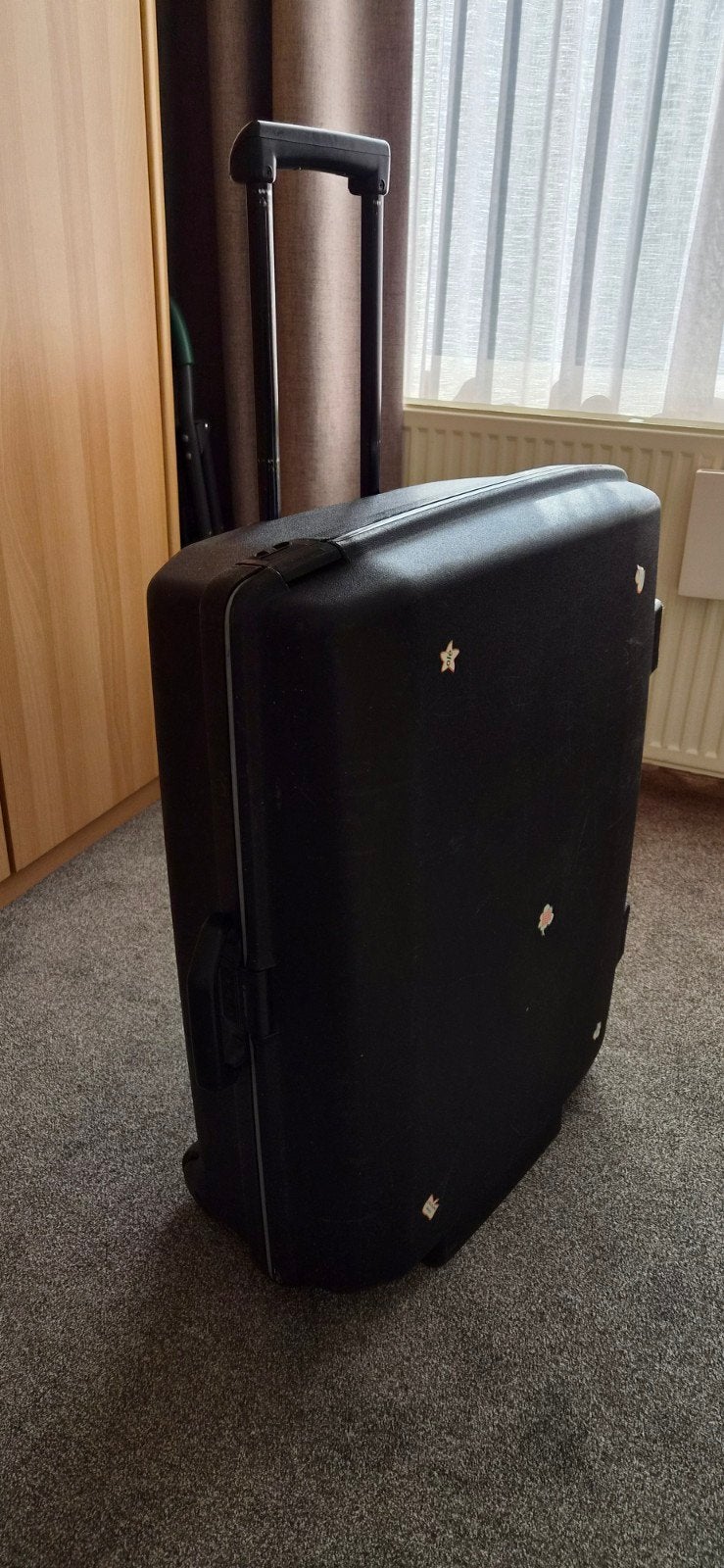 Samsonite Koffer - Stevige Reiskoffer met Wieltjes, Gebruikt, Hard kunststof, Slot, 35 tot 45 cm