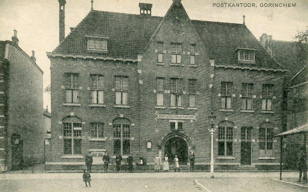 gorinchem  postkantoor Ansichtkaart, Verzamelen, Ophalen of Verzenden, Voor 1920, Zuid-Holland