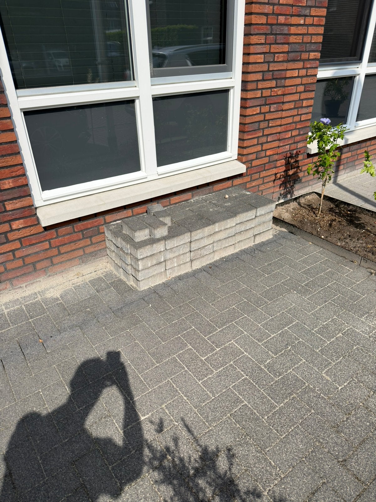 Klinkers Zwart/grijs Gratis af te halen, Ophalen, Zo goed als nieuw, Beton, Klinkers