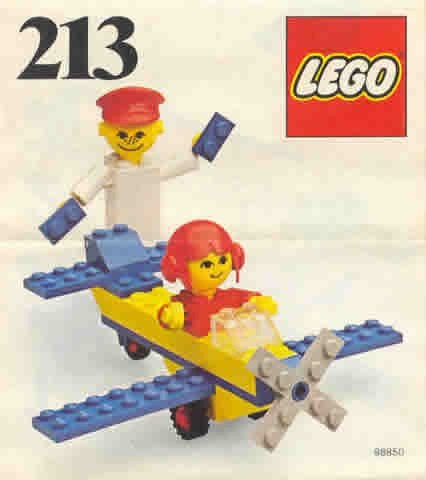 Lego Airplane Ride Instructie Boekje 213-1, Gebruikt, Lego, Overige typen, Ophalen of Verzenden