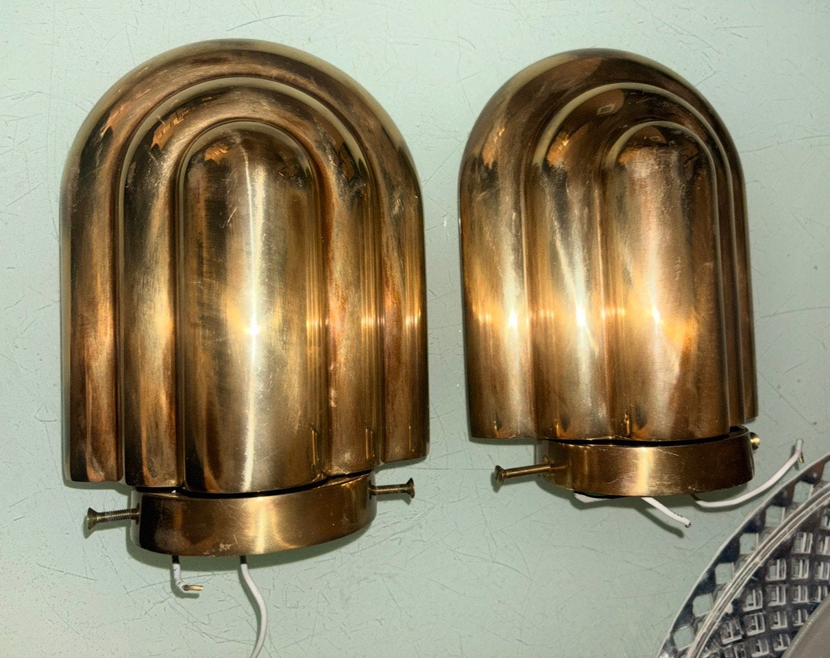 2 Prachtige vintage art deco, bauhaus wandlampen., Ophalen of Verzenden, Zo goed als nieuw