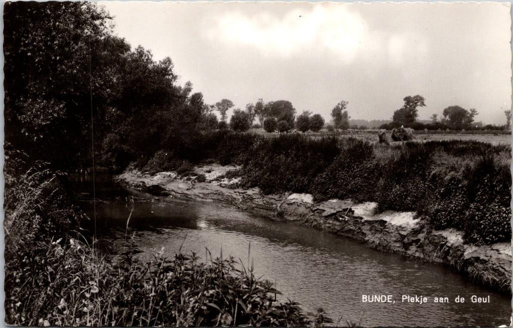 Bunde - Plekje aan de Geul (1963), Verzamelen, Verzenden, 1960 tot 1980, Gelopen, Limburg