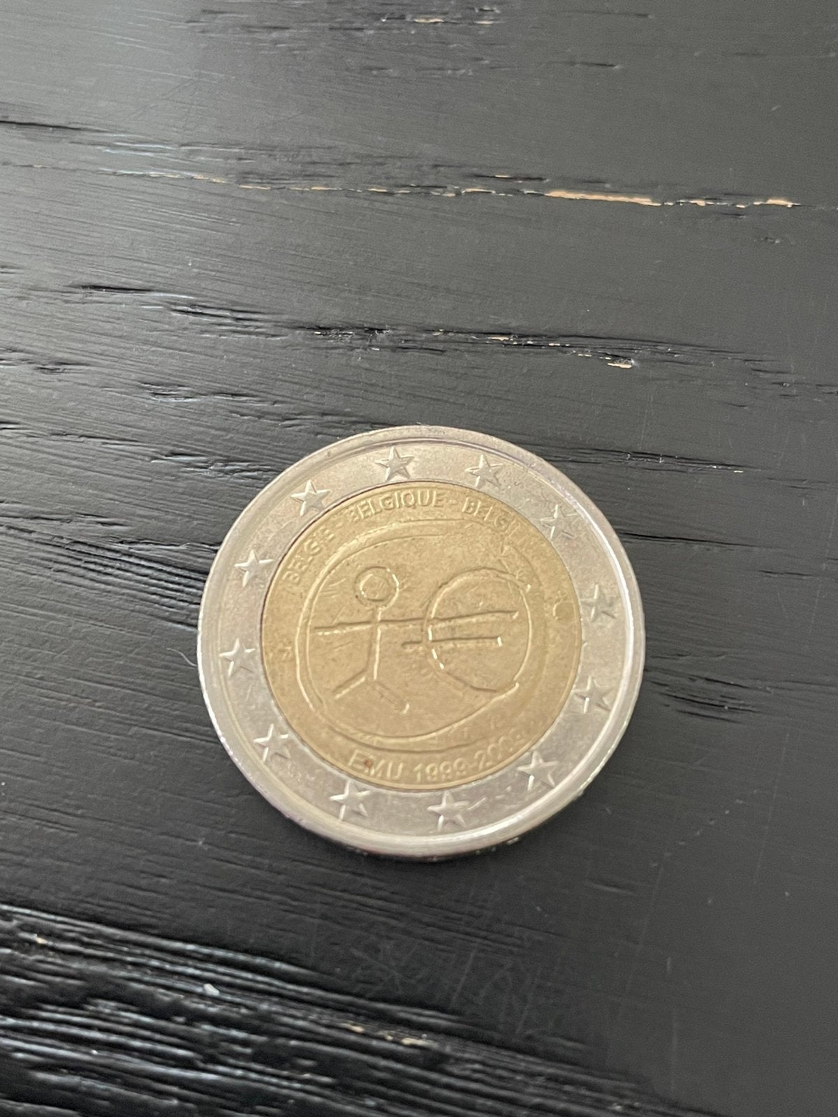 Zeldzame Belgische 2 Euro munt EMU 1999-2009, Postzegels en Munten, Munten | Europa | Euromunten, Verzenden, België, 2 euro, Losse munt