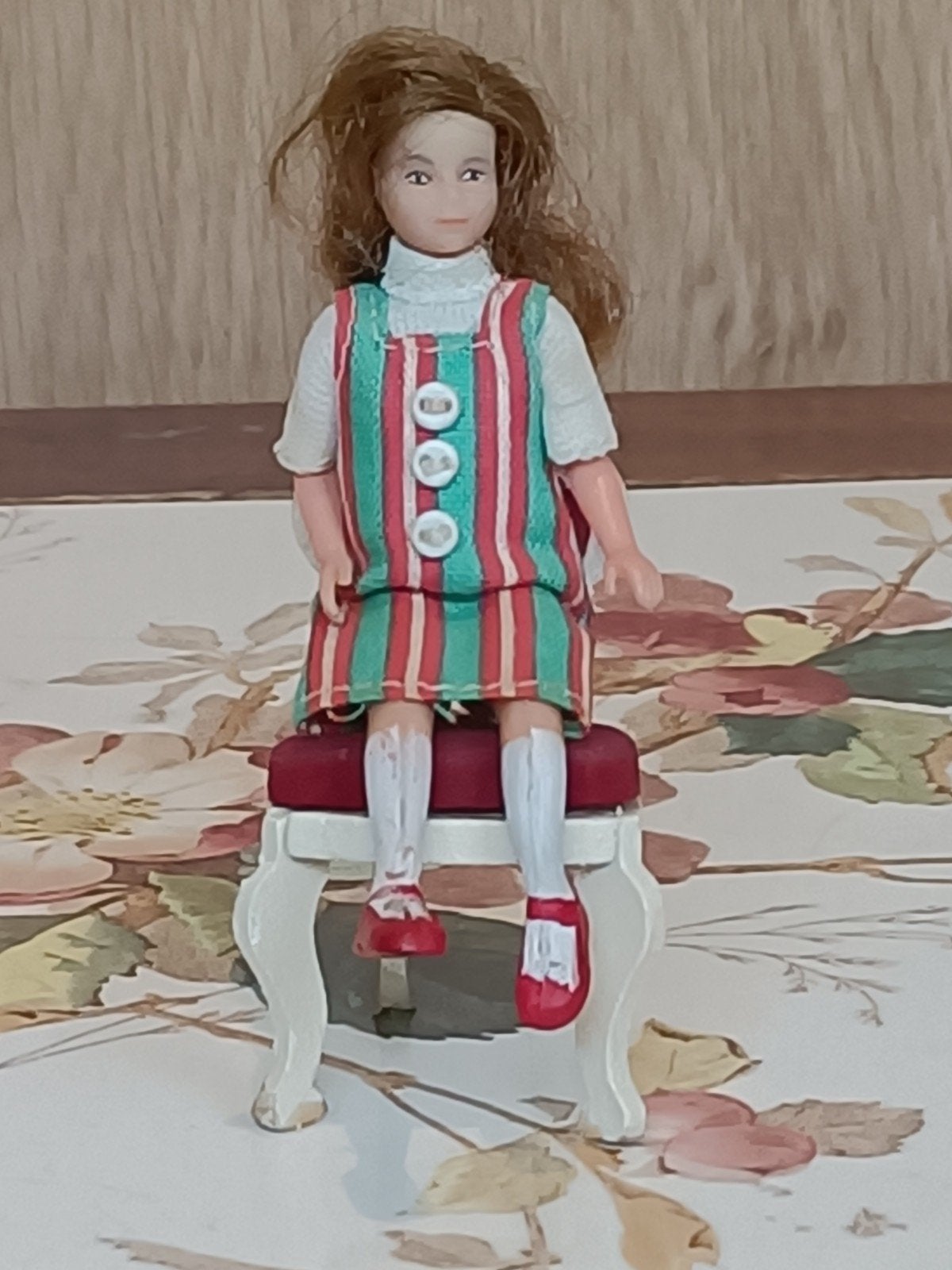 Vintage Lundby popje poppenhuis jaren '70, Verzamelen, Poppenhuizen en Toebehoren, Ophalen of Verzenden, Gebruikt, Poppenhuis