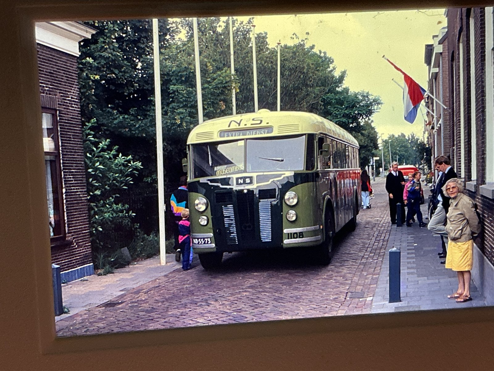 NS OUDE AUTOBUS DIA, Verzamelen, Verzenden, Zo goed als nieuw, Trein, Overige typen