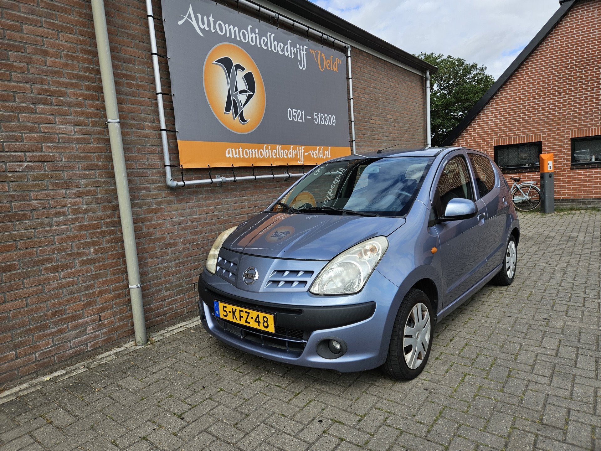 Nissan Pixo 1.0 Visia (bj 2009), Auto's, Voorwielaandrijving, Euro 5, Stof, Gebruikt