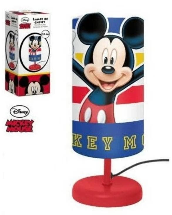 Mickey Mouse Tafellamp - Disney Lamp, Meerkleurig, Nieuw, Ophalen of Verzenden, Mickey Mouse