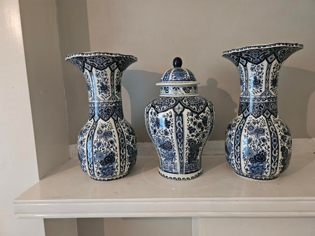 Delfts Blauw kaststel - Sphinx by Boch, Ophalen of Verzenden