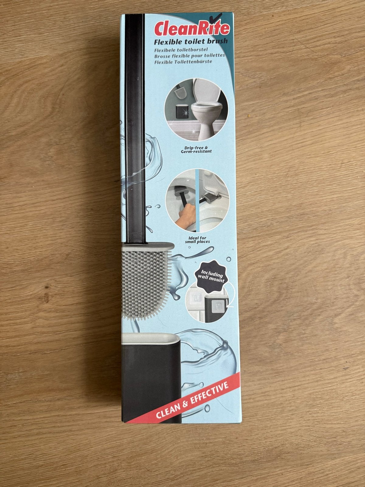 CleanRite Flexibele Toiletborstel met Wandmontage, Ophalen of Verzenden, Overige typen