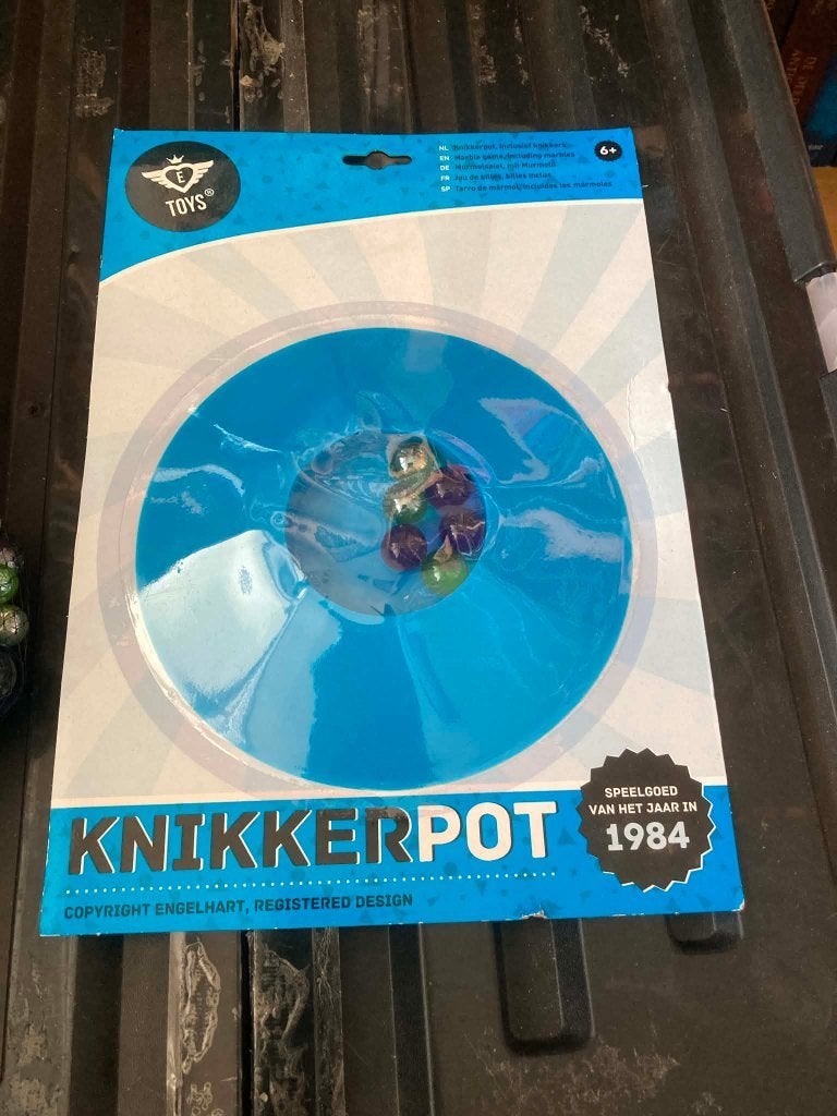 knikkers en knikkerpot, Ophalen of Verzenden, Nieuw