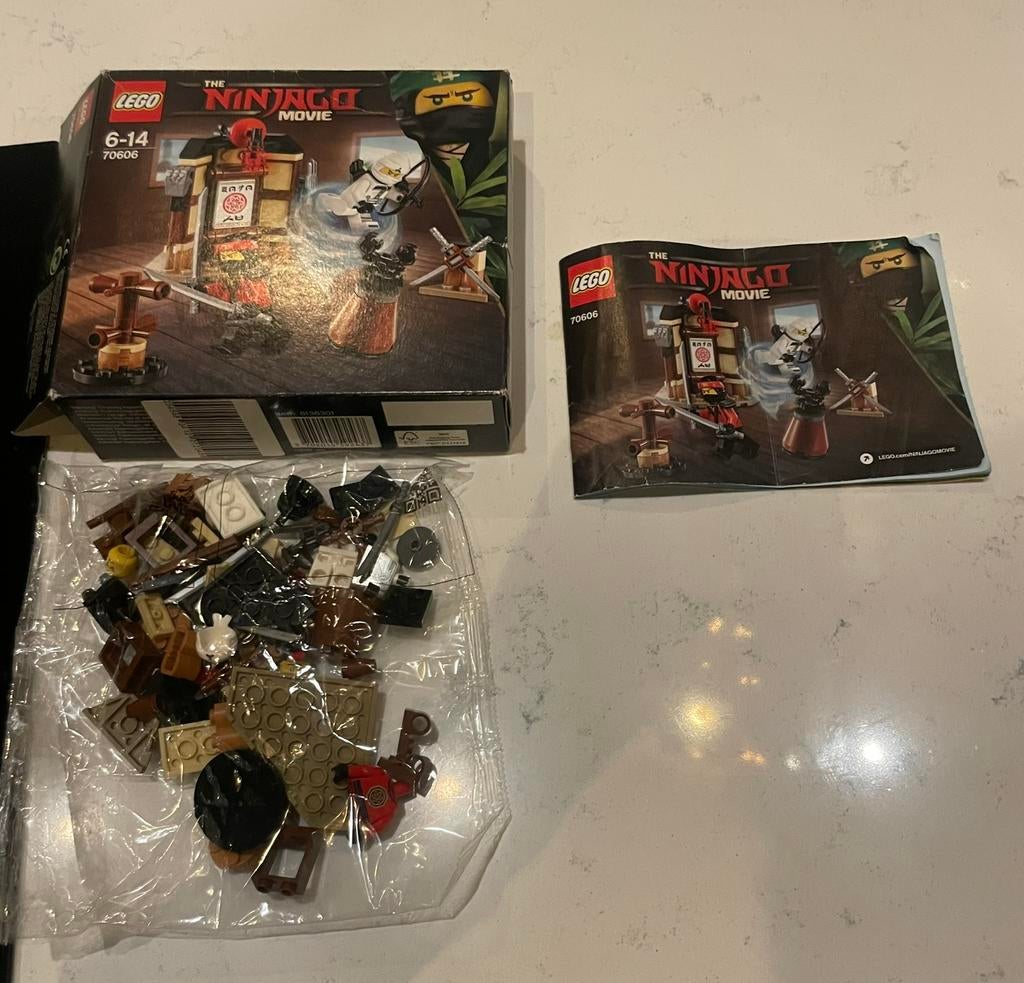 Lego ninjago traintempel uit the ninjago movie, Gebruikt, Lego, Ophalen of Verzenden, Ninjago