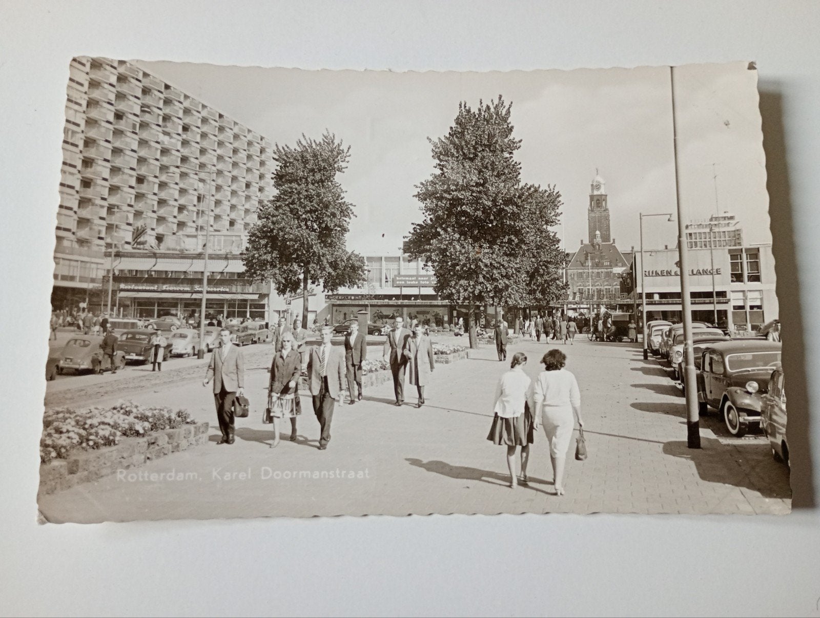 Rotterdam Karel Doormanstraat 1963, Ophalen of Verzenden, 1960 tot 1980, Gelopen, Zuid-Holland