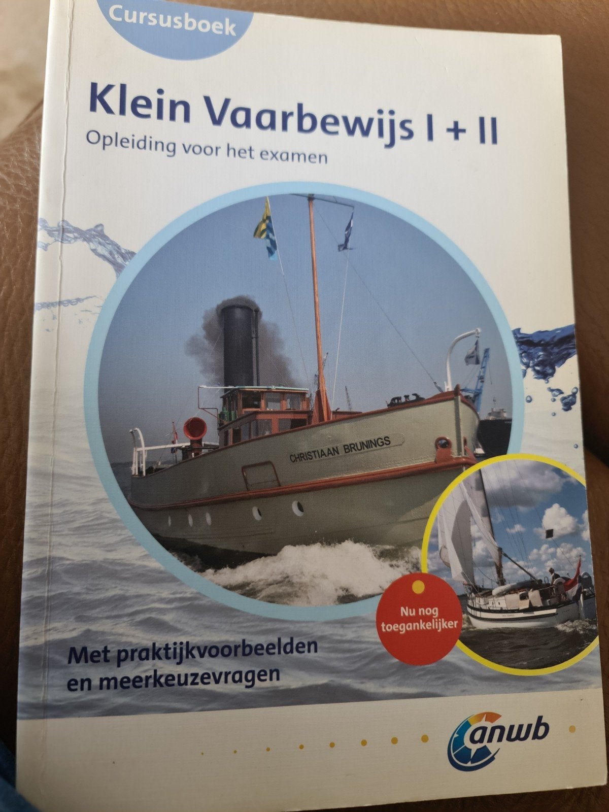 Cursusboek Klein Vaarbewijs I + II - ANWB, Ophalen of Verzenden, Zo goed als nieuw