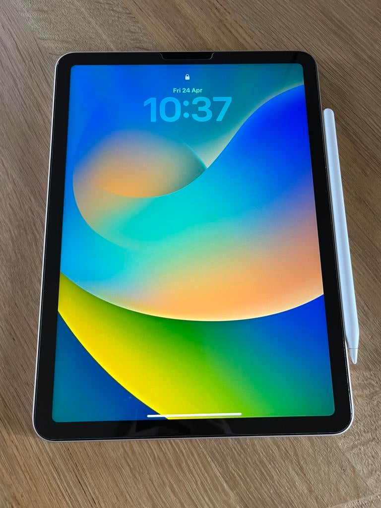 ZGAN iPad Air (2022) roze + Apple Pencil 2nd Generation, Computers en Software, Apple iPads, Zo goed als nieuw, Apple iPad Air