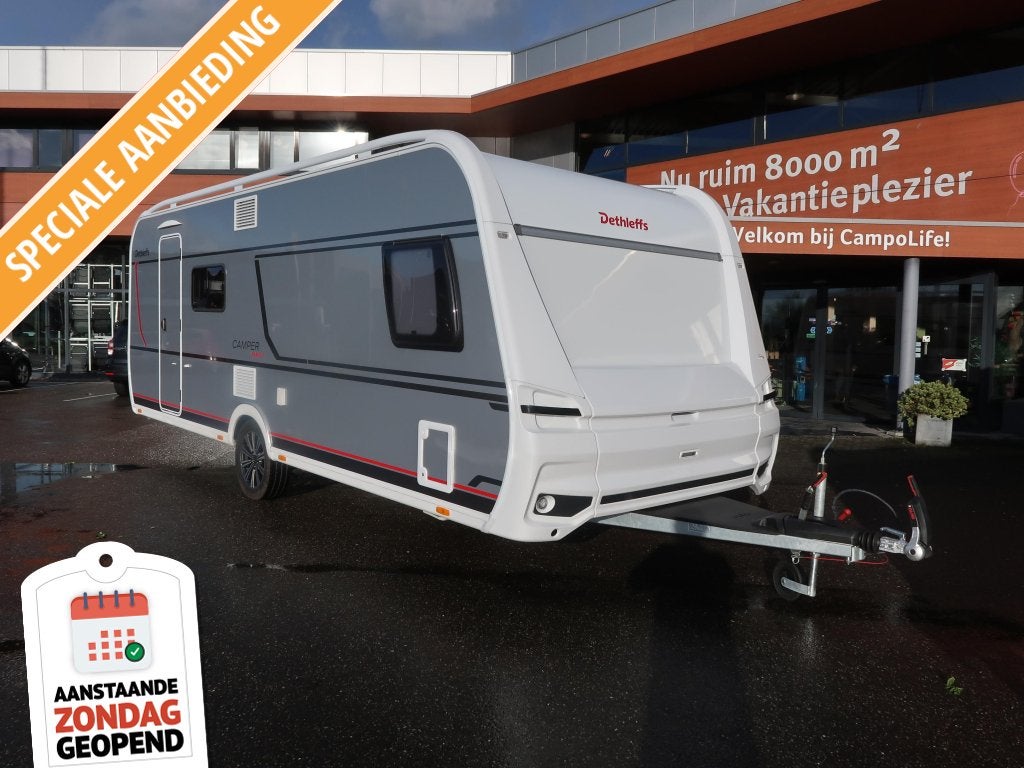 Dethleffs Camper 560 FMK STIJLVOL EN MODERN !!, Overige typen, Dethleffs, Schokbreker, Overige