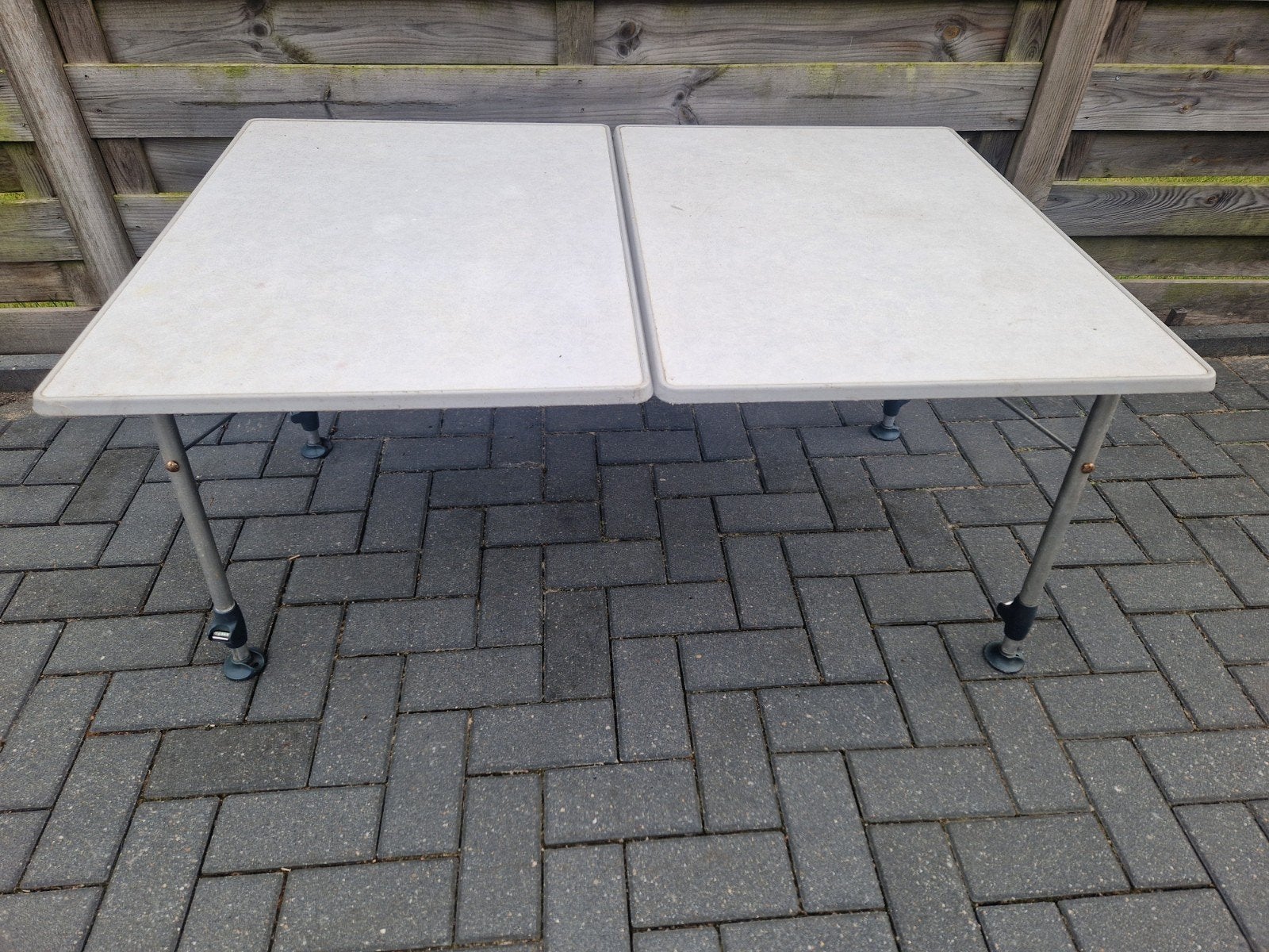 inklapbare camping tafel caravan camper, Ophalen, Gebruikt