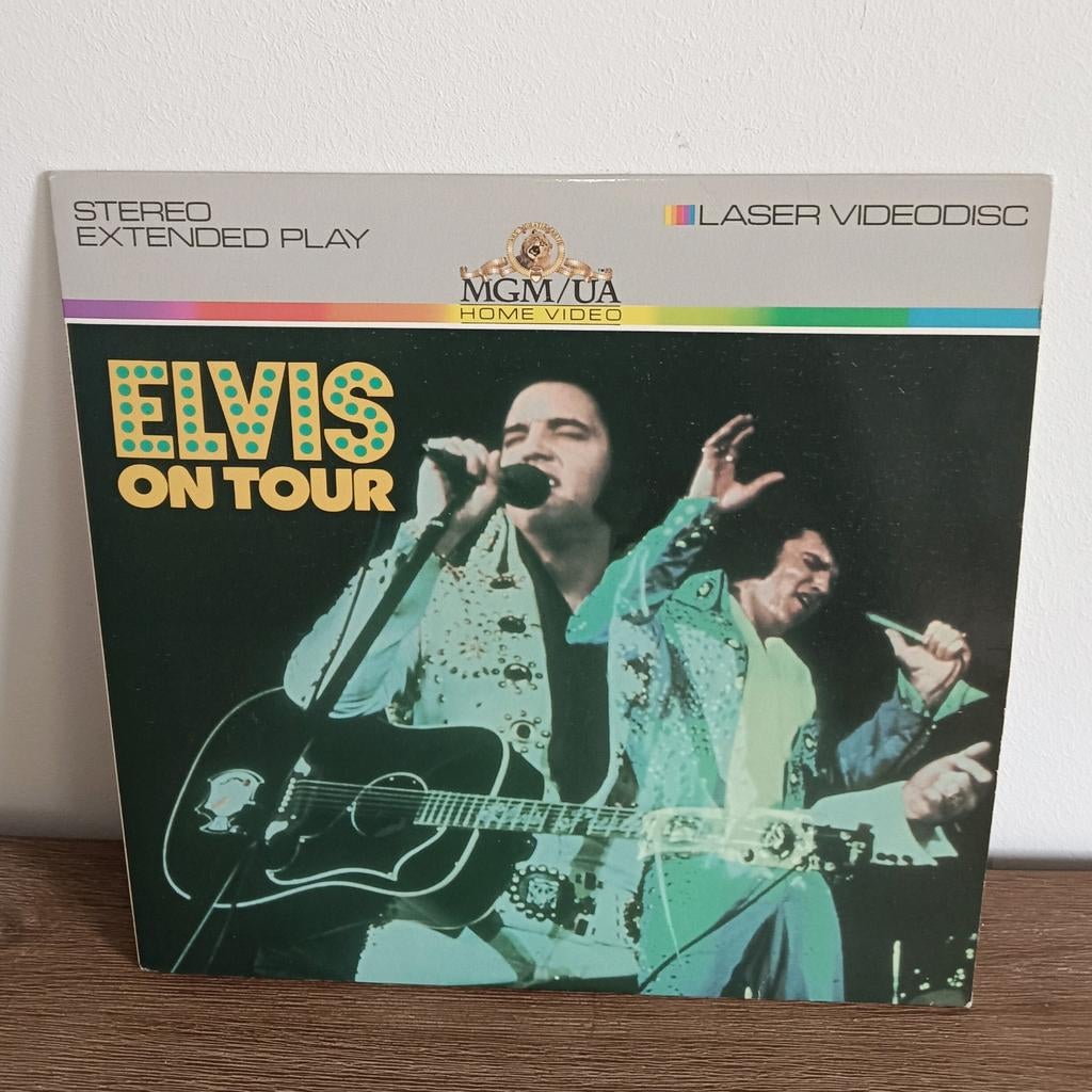 Elvis on Tour 1972 Laser Videodisk - Zeldzaam!, Alle leeftijden, Ophalen of Verzenden, Zo goed als nieuw